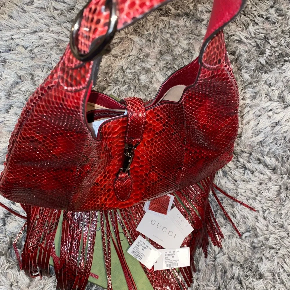 New Gucci Python Handbag - Picture 9 of 12